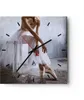 Wanduhr - Quadrat - Glasuhr - Ballerina Ballett Studio - Produktbild-Vorschau 1