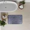 Tapis de bain Tendance gris foncé 50 cm x 80 cm x 0,8 cm Voir les images du produit 4