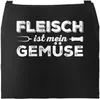 Grill-Schürze für Männer mit Spruch Fleisch ist mein Gemüse Produktbild-Vorschau 1