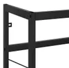 vidaXL Rám umývadla do kúpeľne čierny 79x38x83 cm železo Náhľad obrázku produktu 6