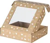 Quadratische Mailer-Box mit Sichtfenster, Geschenkschachtel Produktbild-Vorschau 4