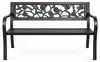 Panca da giardino in metallo Aga 125x53x77 cm Anteprima dell’immagine prodotto 3