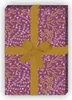 Florales Geschenkpapier mit zartem Muster in lila - G6334, Produktbild-Vorschau 1
