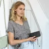 Selencia Echtleder Klapphülle Samsung Galaxy A21s - Schwarz Produktbild-Vorschau 6