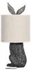 Clayre & Eef Lampa stołowa Królik Ø 20x45 cm brązowo-beżowy Podgląd zdjęcia produktu 2