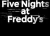 The image displays the title of the video game 'Five Nights at Freddy's' with a glitchy, distressed effect. Produktbild-Vorschau