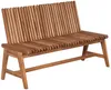 Gartenbank Leeds Teakholz 130 cm – verstellbare Rückenlehne Produktbild-Vorschau 1