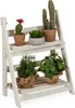 Relaxdays Blumentreppe, für innen & Balkon, Shabby-Chic Produktbild-Vorschau 1
