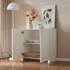 MODFU Sideboard Buffet Schrank mit 2 Türen, Highboard Produktbild-Vorschau 3