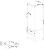Akord Armoire Star Wengé 60X51X180 Voir les images du produit 3