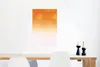 MuchoWow® Poster Aquarell - Orange - Weiß 40x60 cm - Produktbild-Vorschau 5