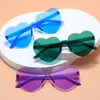 Herz-Sonnenbrille 12 Stück, Randlose Getönte Sonnenbrille Produktbild-Vorschau 4