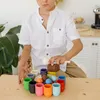 Kugeln in Tassen Montessori Spielzeug Holzsortierspiel 12 Produktbild-Vorschau 5