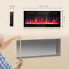 Elektrický krb HOMCOM s topením, 11 barevnými efekty Náhled obrázku produktu 3