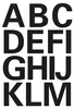 Herma Buchstaben, 25mm, A-Z, wetterfest, Folie, schwarz, Produktbild-Vorschau 6