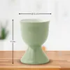 Eierbecher 6er Set, Ø 5x7 cm, in Salbeigrün aus Keramik Produktbild-Vorschau 2