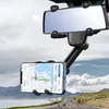 Držiak telefónu na zrkadlo do auta - čierny Náhľad obrázku produktu 6