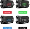 Compteur numérique LED 3 en 1 pour moto : horloge, Voir les images du produit 7