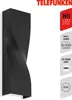 Lampada da parete per esterni a LED IP44 12W nero Anteprima dell’immagine prodotto 2