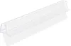 A clear, professional studio shot of a transparent shower door seal. Produktbild-Vorschau