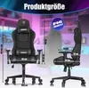 KESSER® Gamingstuhl mit Kopfstütze & Lendenkissen Produktbild-Vorschau 2