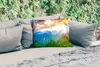 MuchoWow® Outdoor Kissen - Berge - Bäume - Sonnenuntergang Produktbild-Vorschau 2