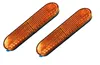 2x Reflektor gelb abgerundet, Katzenauge, Seitenstrahler, Produktbild-Vorschau 2