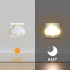 2er LED Nachtlicht Steckdose – Wolkenform, Lichtsensor, Produktbild-Vorschau 6