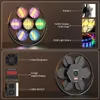 UKING Retro LED COB PAR Spot 350 W | 7×50 W COB + 189 RGB Productafbeelding-voorbeeld 3