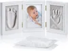 Houten fotolijstset voor babygipsafdrukken van hand- en Productafbeelding-voorbeeld 2