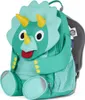 A green dinosaur backpack for children. Produktbild-Vorschau
