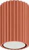 Plafond KARBON 10 roter Ocker 1xGU10 10W Aluminium Produktbild-Vorschau 1