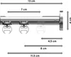 Interdeco Innenlaufstange / Gardinenstange mit Innenlauf Produktbild-Vorschau 2