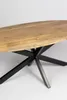 Zita Home Esstisch 170cm ovale echtes Massivholz mit Produktbild-Vorschau 6