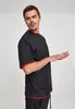 Urban Classics - CONTRAST Tall Tee schwarz / rot - XL Voir les images du produit 15