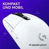 G305 Kabellose Gaming-Maus Weiß mit HERO-Sensor, lange Produktbild-Vorschau 8