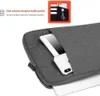 Cadorabo Laptop / Tablet Schutz Tasche 14 Zoll in Grau Produktbild-Vorschau 4