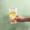 HOMLA EMBO SUMMER pohár s citrónovou slamkou 0,4 l Náhľad obrázku produktu 5