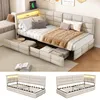 INONEFT Polsterbett Kinderbett 90x200cm mit LED und USB, Produktbild-Vorschau 8