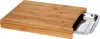 A bamboo cutting board with a sliding stainless steel tray. Náhľad obrázku produktu