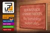 Holzschild Spruch 30x20cm Ein Wunsch ändert nichts Produktbild-Vorschau 4