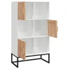 vidaXL Highboard Weiß 70x35x125 cm Holzwerkstoff Produktbild-Vorschau 4