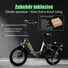 20 Ah, 20-palcový mestský skladací elektrobicykel, pedelec Náhľad obrázku produktu 8