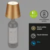 Lampe LED rechargeable en forme de bouteille, dor  mat, 1 Voir les images du produit 2