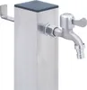 vidaXL Vodný stĺp do záhrady 60 cm Štvorec z nehrdzavejúcej Náhľad obrázku produktu 4