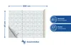 Sichtschutzfolie Blumenranke Produktbild-Vorschau 5