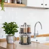 relaxdays Gewürzkarussell mit 12 Gläsern Produktbild-Vorschau 2