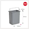 Hailo 1094089 ORIGINAL Seau intérieur gris clair 8,5 L Voir les images du produit 2