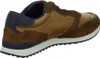 Side view of a brown and blue athletic shoe. Produktbild-Vorschau