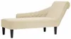 vidaXL Chaiselongue mit Kissen und Rechter Armlehne Creme Produktbild-Vorschau 8